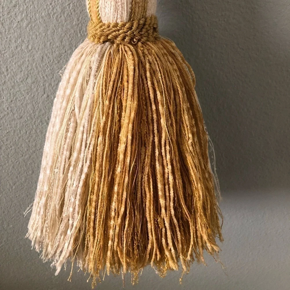 Vintage Tassel Curtain Tieback Silk‎ Blend Large 9”